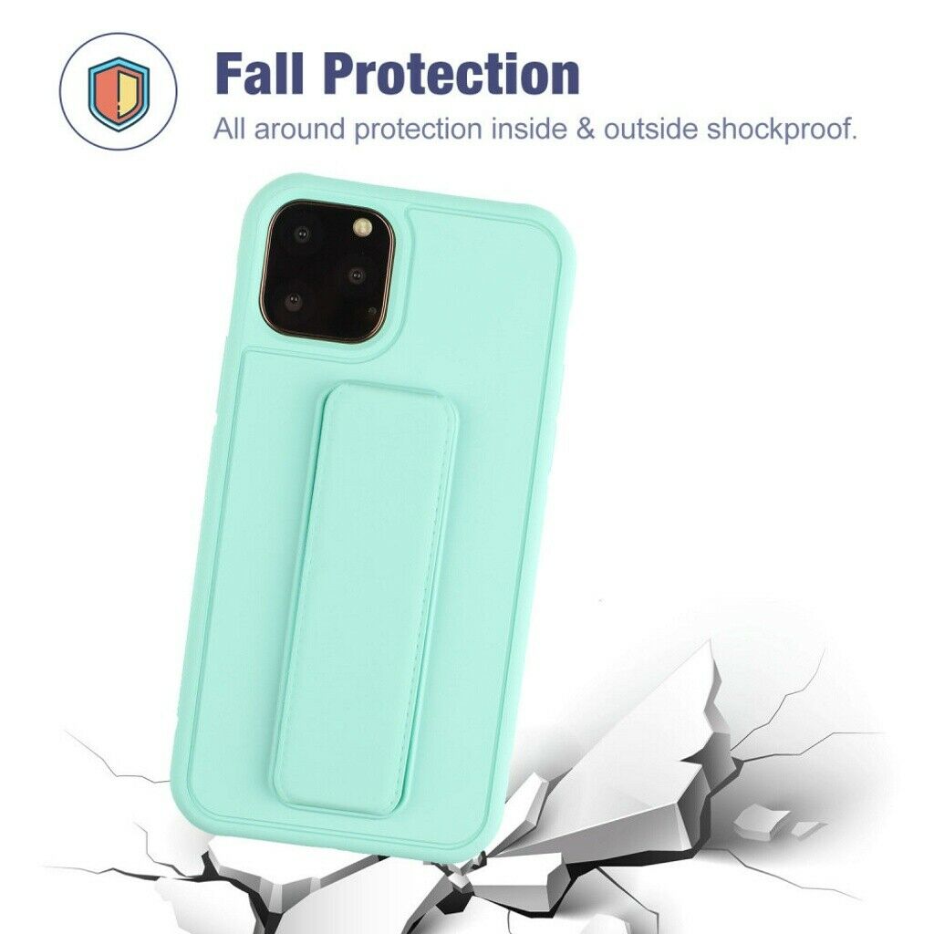 Magnetic Leather Hand Strap Stand Holder Case For iPhone - carolay.co