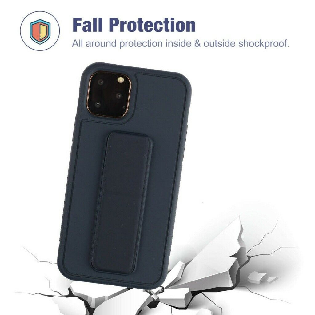 Magnetic Leather Hand Strap Stand Holder Case For iPhone - carolay.co