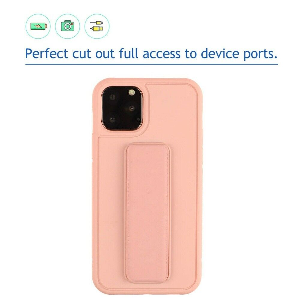 Magnetic Leather Hand Strap Stand Holder Case For iPhone - carolay.co