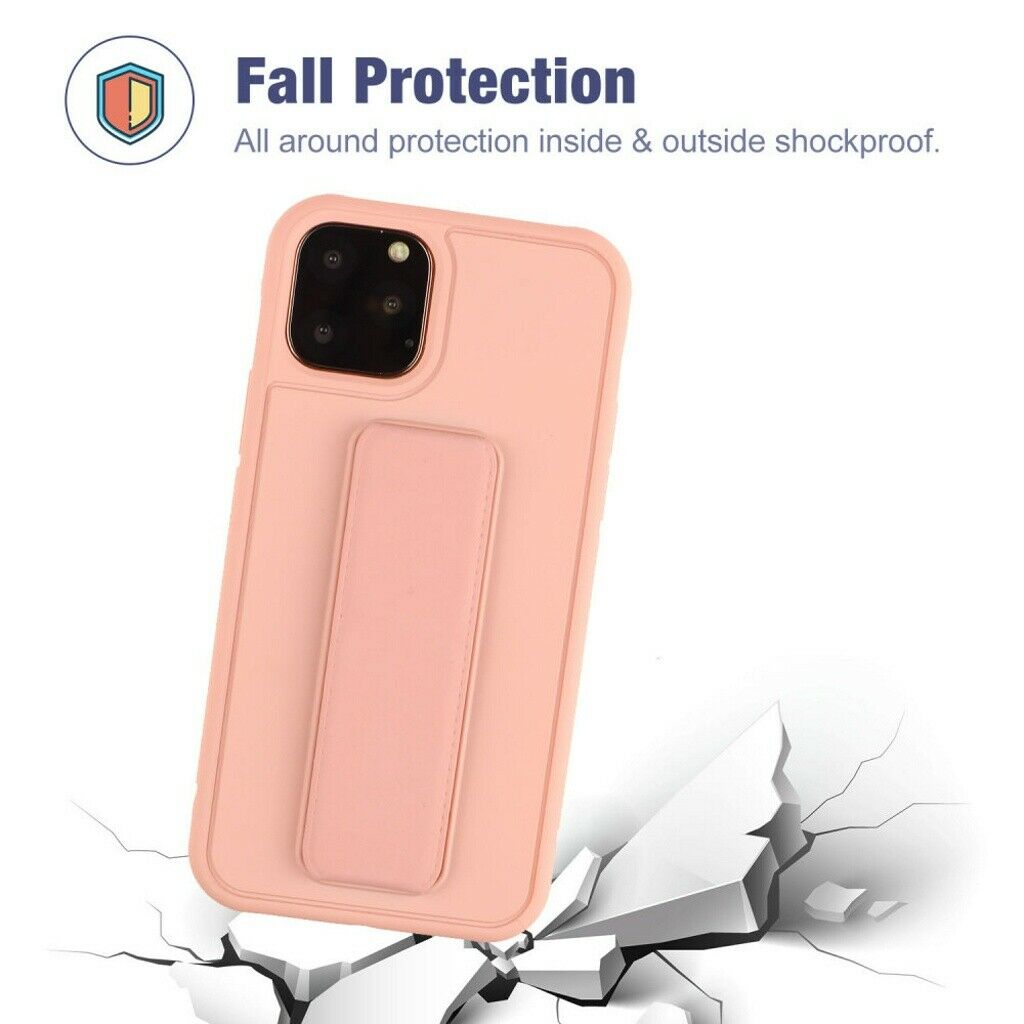 Magnetic Leather Hand Strap Stand Holder Case For iPhone - carolay.co