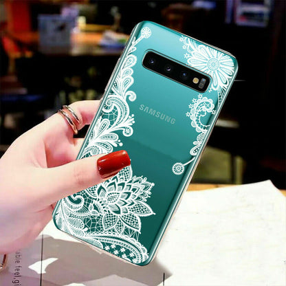 Mandala Lace Clear Bumper Cover - carolay.co