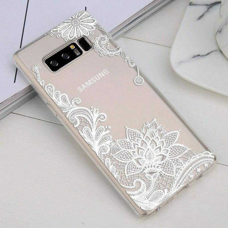 Mandala Lace Clear Bumper Cover - carolay.co