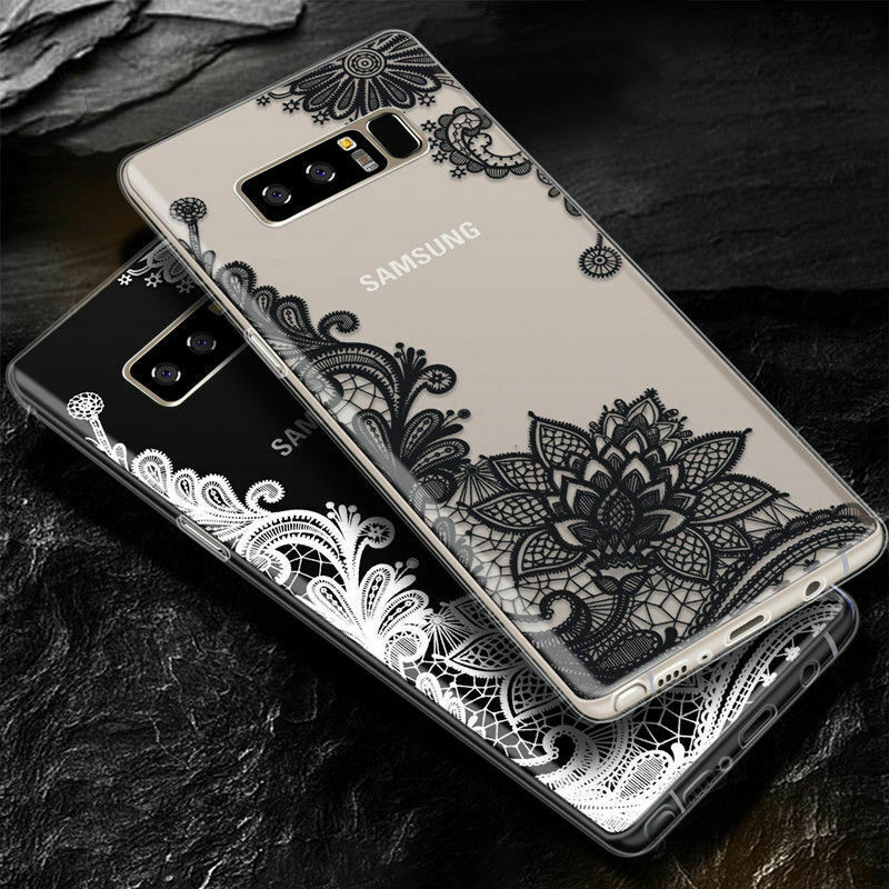 Mandala Lace Clear Bumper Cover - carolay.co