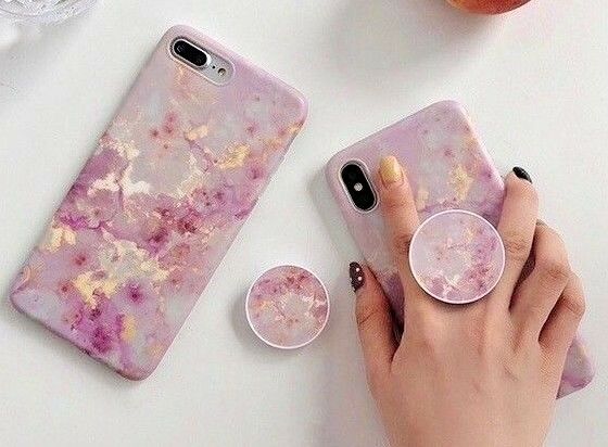 Marble Case With Holder Stand Quality For iPhone 11 Pro Max - carolay.co