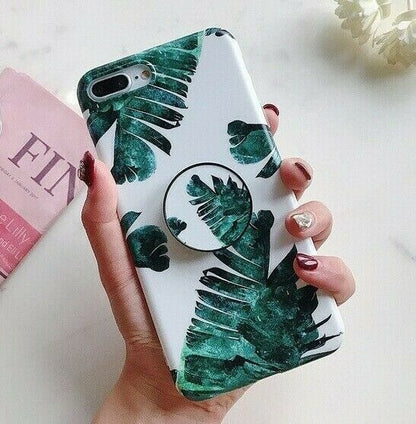 Marble Case With Holder Stand Quality For iPhone 11 Pro Max - carolay.co