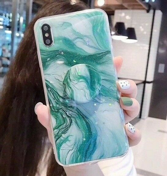 Marble Case With Holder Stand Quality For iPhone 11 Pro Max - carolay.co