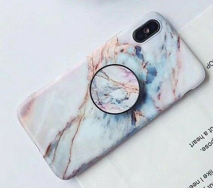 Marble Case With Holder Stand Quality For iPhone 11 Pro Max - carolay.co