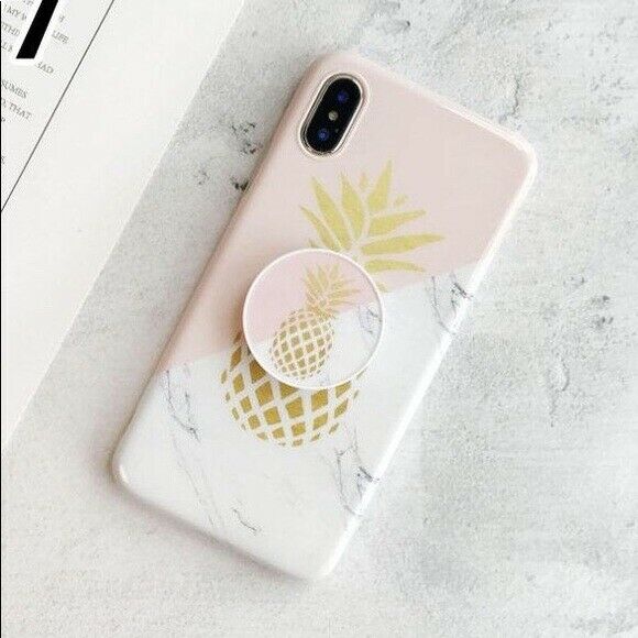 Marble Case With Holder Stand Quality For iPhone 11 Pro Max - carolay.co
