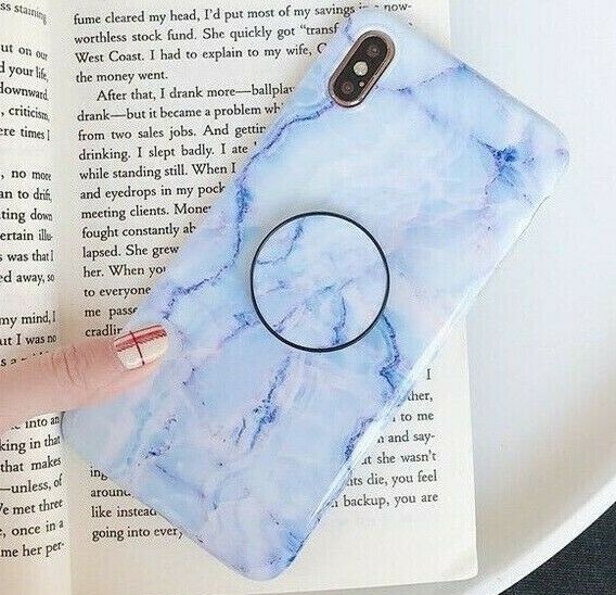 Marble Case With Holder Stand Quality For iPhone 11 Pro Max - carolay.co