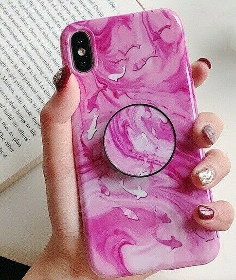 Marble Case With Holder Stand Quality For iPhone 11 Pro Max - carolay.co