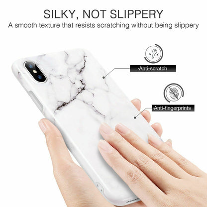 Marble Pattern Case Shockproof Hybrid Soft For iPhone - carolay.co