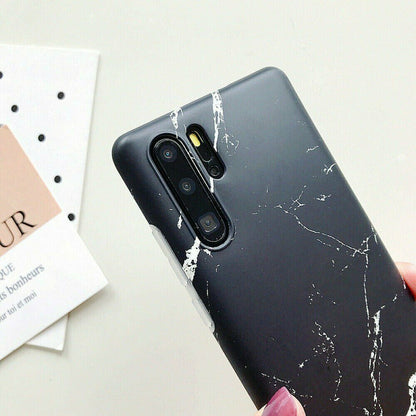 Marble Soft Silicone Slim Back Cover For Samsung Galaxy - carolay.co