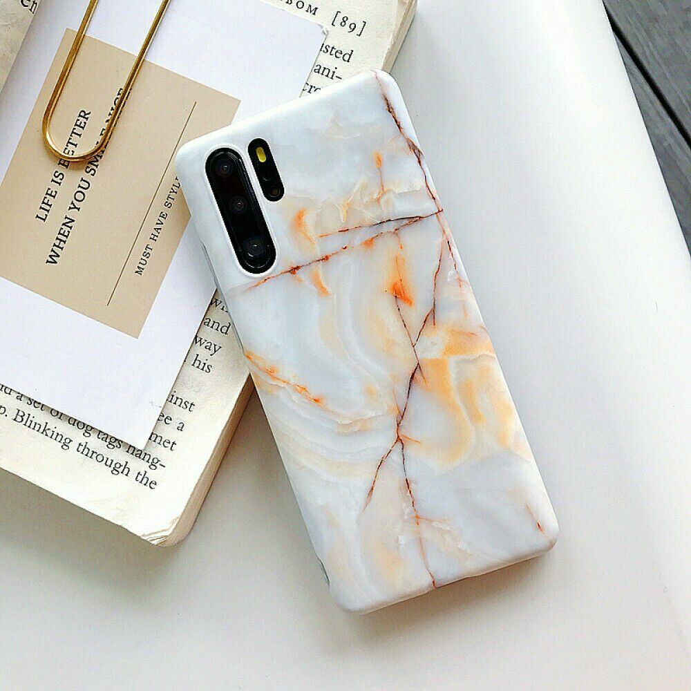 Marble Soft Silicone Slim Back Cover For Samsung Galaxy - carolay.co