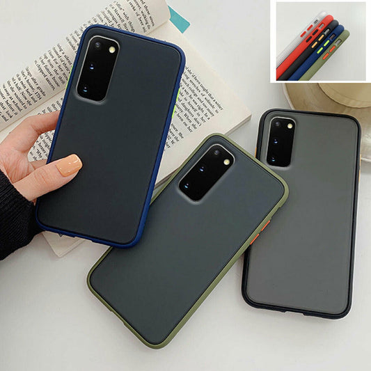 Matte Case Shockproof Bumper Hard for Samsung Galaxy - carolay.co