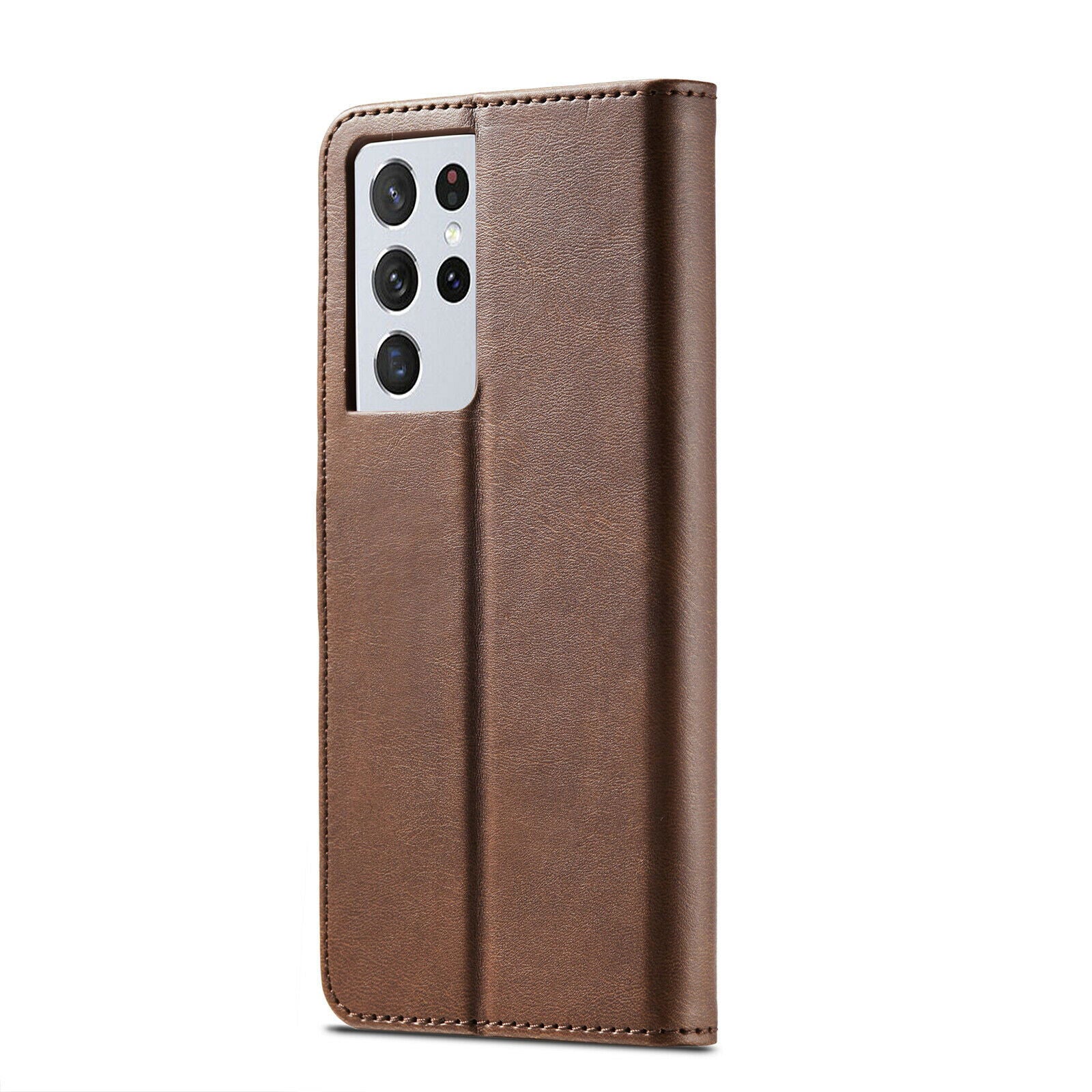 Men's Leather Magnetic Wallet Case for Samsung Galaxy S21 - carolay.co
