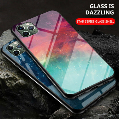 Pattern Tempered Glass Back Case For iPhone 11 - carolay.co