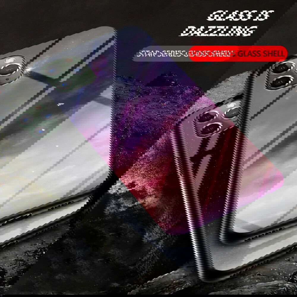 Pattern Tempered Glass Back Case For iPhone 11 - carolay.co