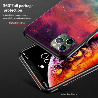 Pattern Tempered Glass Back Case For iPhone 11 - carolay.co