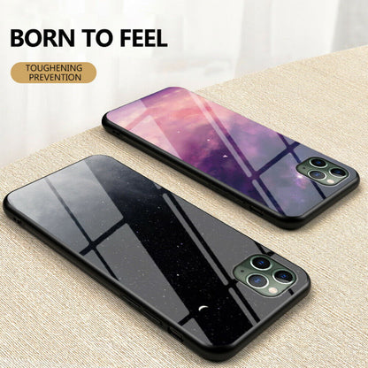 Pattern Tempered Glass Back Case For iPhone 11 - carolay.co