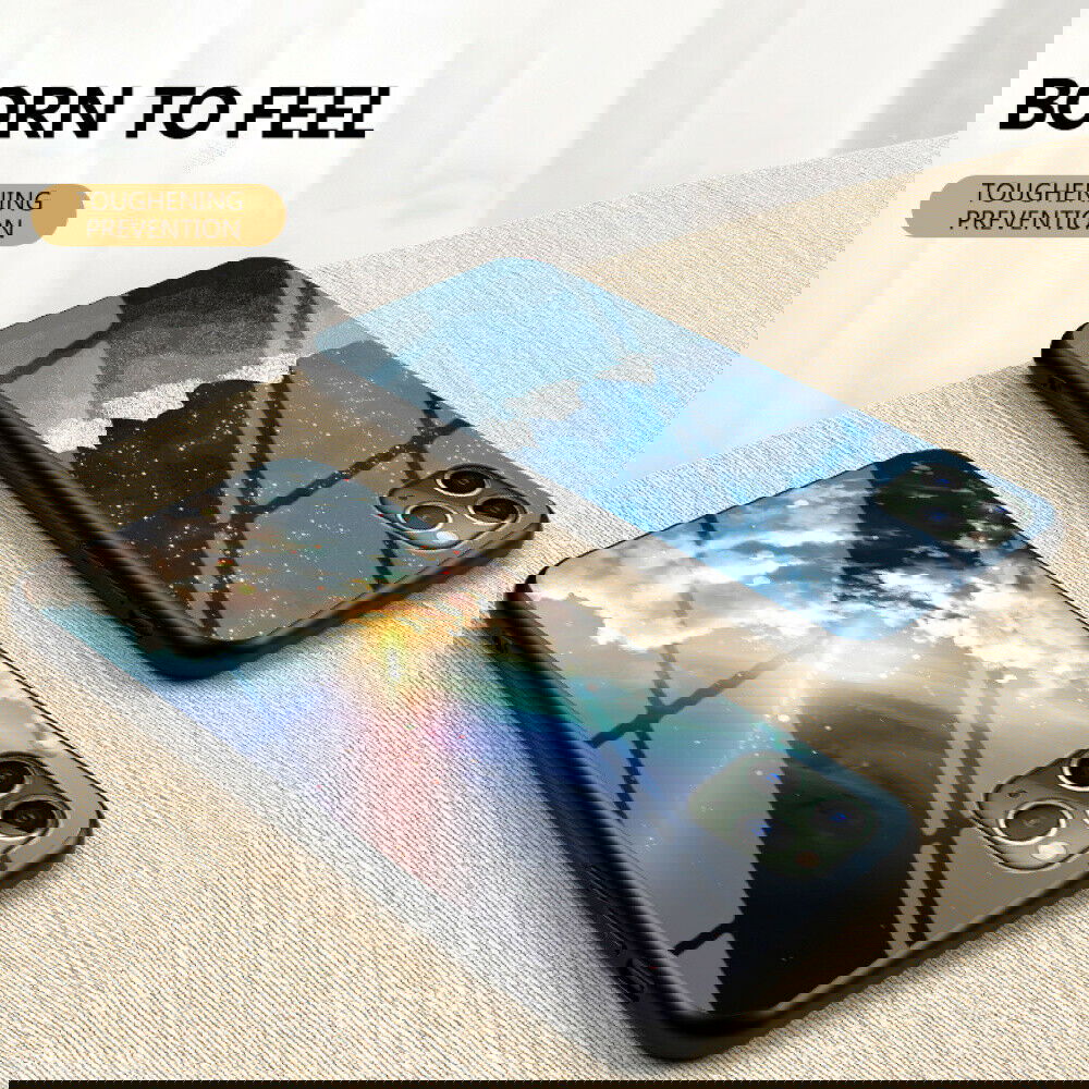 Pattern Tempered Glass Back Case For iPhone 11 - carolay.co