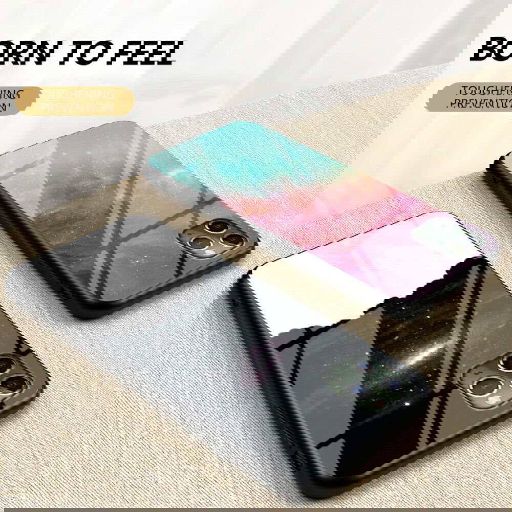 Pattern Tempered Glass Back Case For iPhone 11 - carolay.co