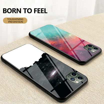 Pattern Tempered Glass Back Case For iPhone 11 - carolay.co