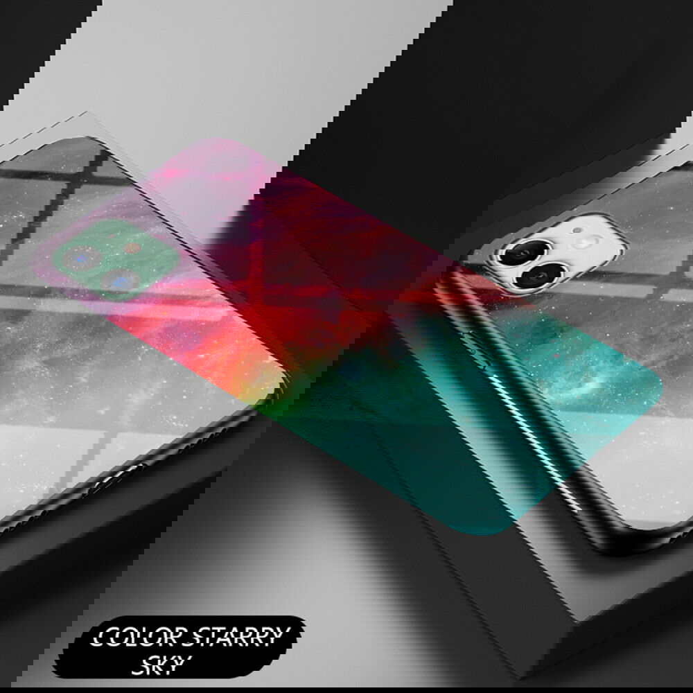 Pattern Tempered Glass Back Case For iPhone 11 - carolay.co