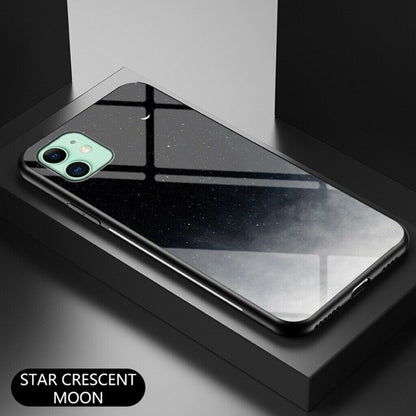 Pattern Tempered Glass Back Case For iPhone 11 - carolay.co