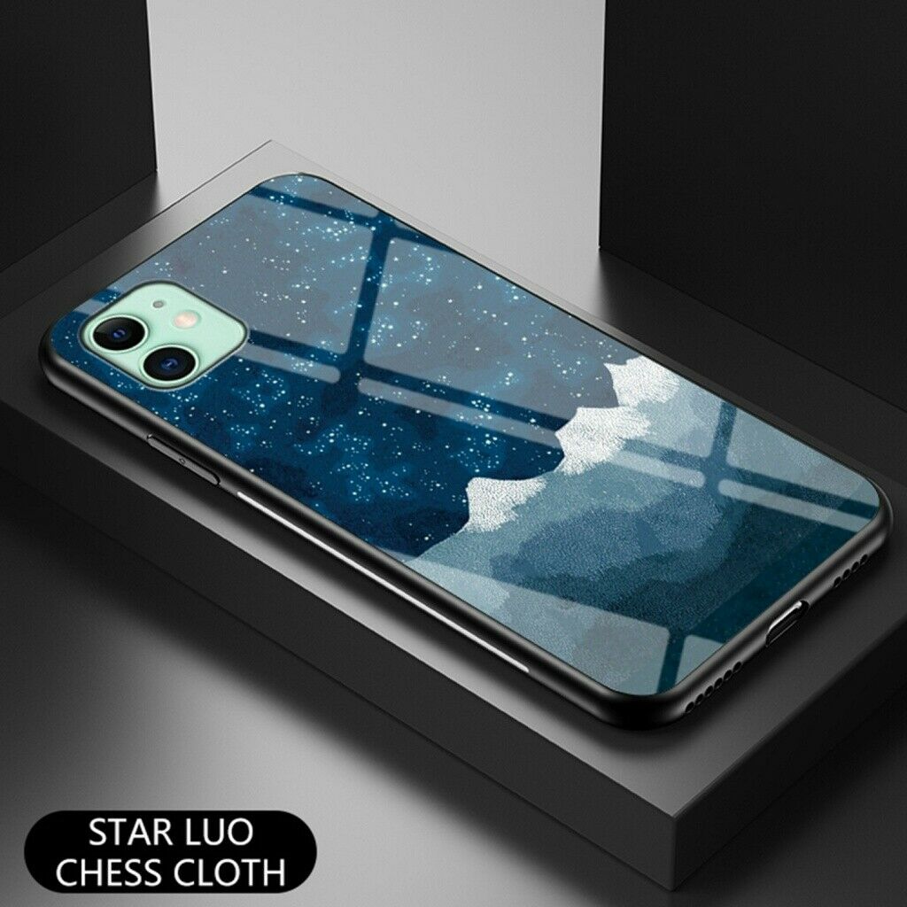 Pattern Tempered Glass Back Case For iPhone 11 - carolay.co