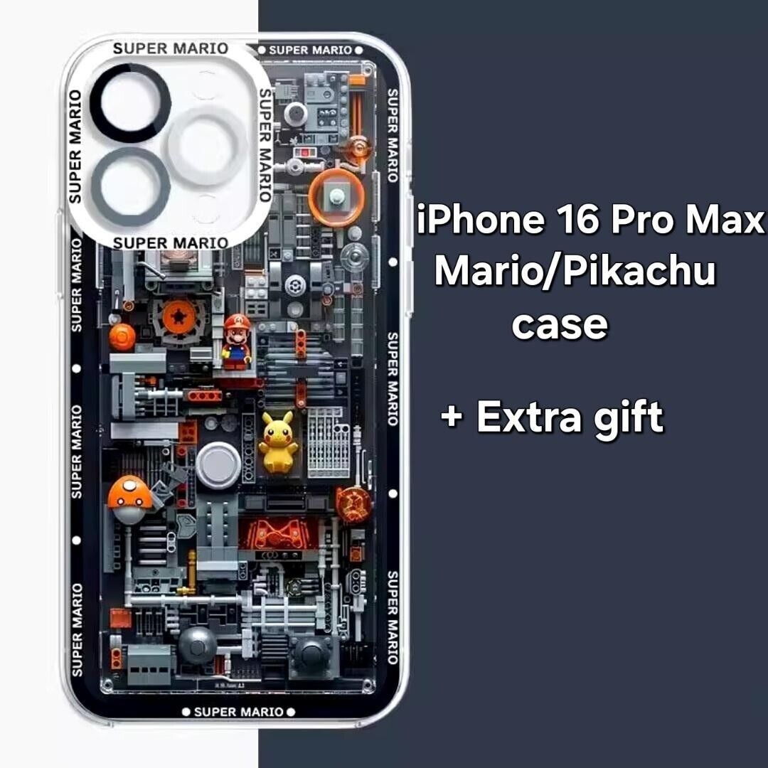 Super Mario-Themed iPhone 16 Case