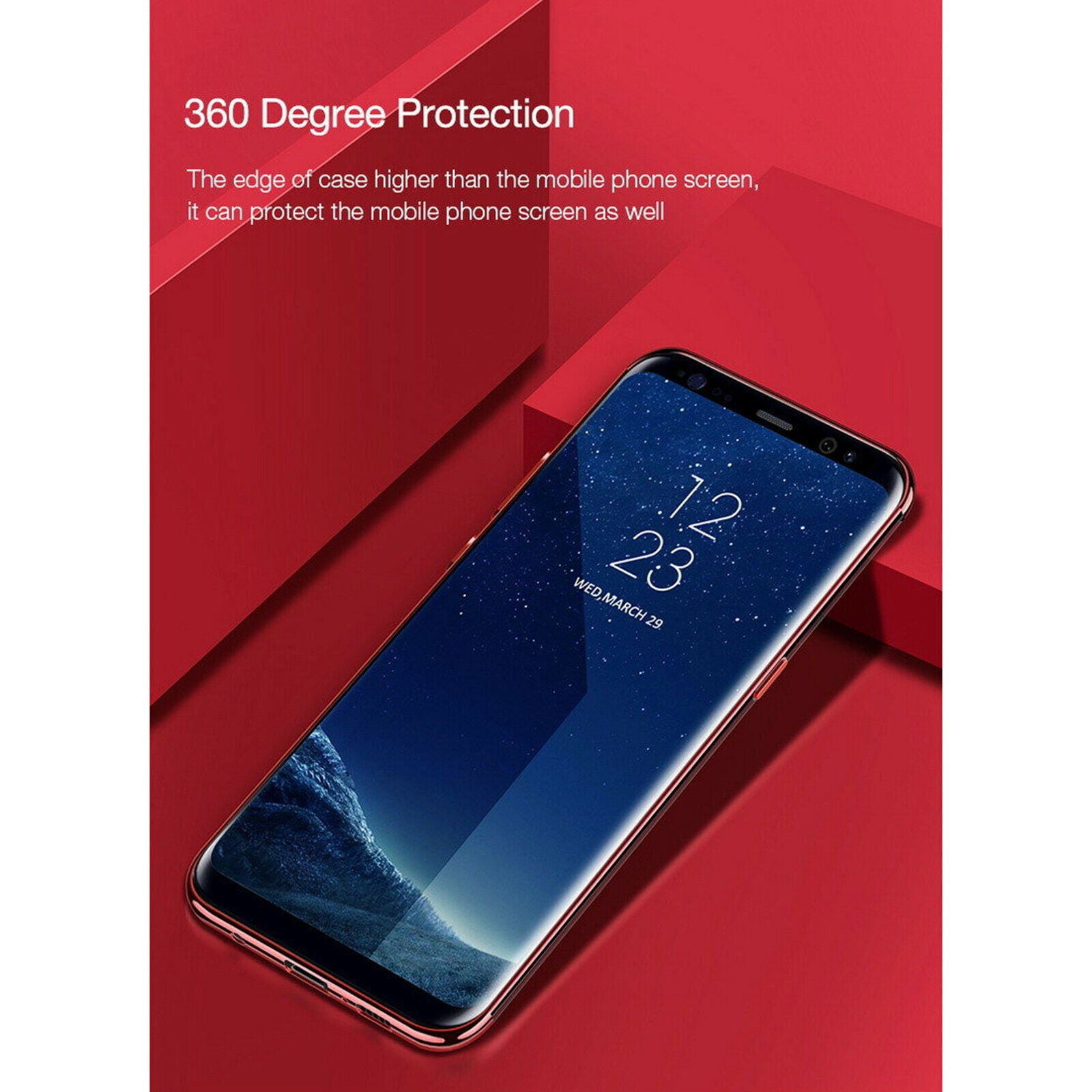 Plated Bumper Slim Clear Soft Case For Samsung - carolay.co