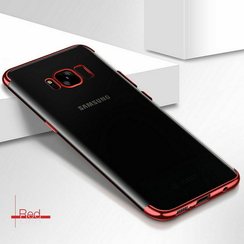 Plated Bumper Slim Clear Soft Case For Samsung - carolay.co