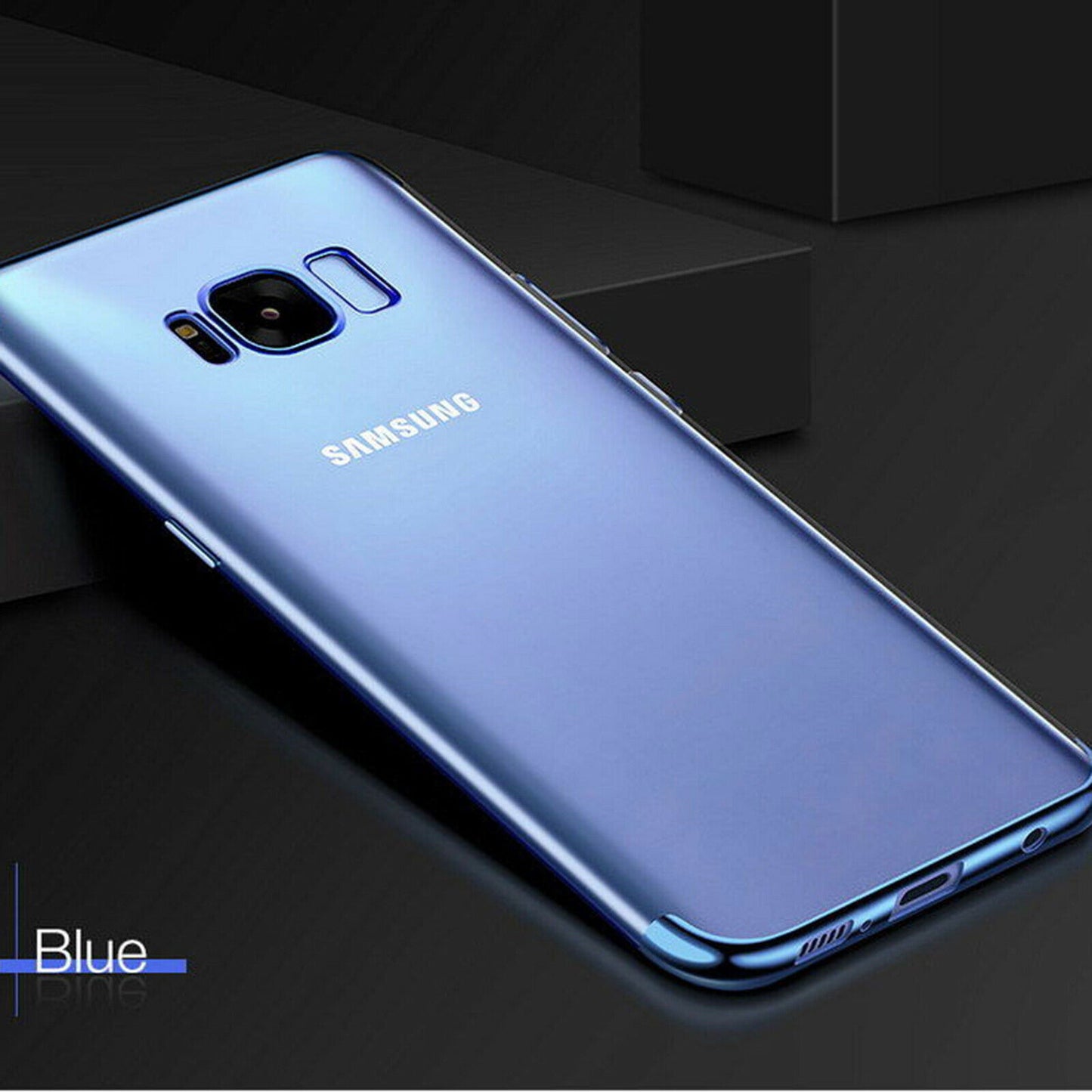 Plated Bumper Slim Clear Soft Case For Samsung - carolay.co