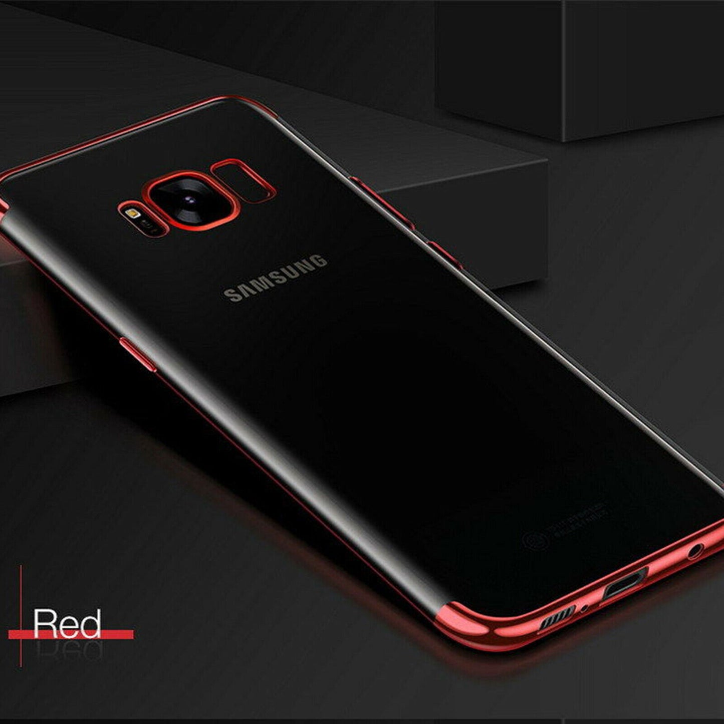 Plated Bumper Slim Clear Soft Case For Samsung - carolay.co