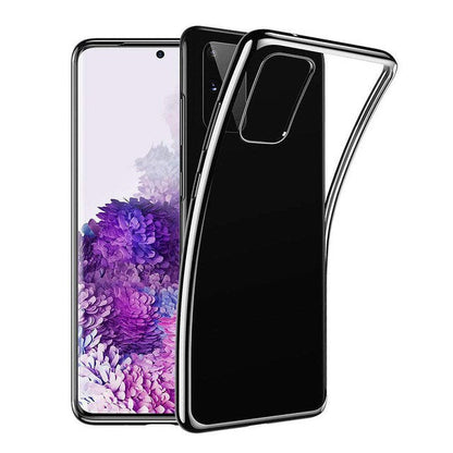 Plating Clear Slim Soft Silicone Case Cover For Samsung S20 Ultra - carolay.co