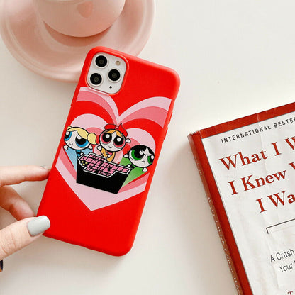Powerpuff Girls Cute PlainSoft Case For iPhone - carolay.co