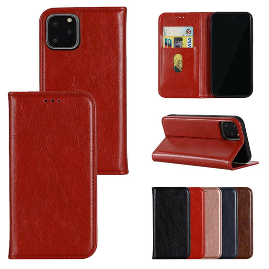 Premium Leather Wallet Card Stand Flip Case For iPhone - carolay.co