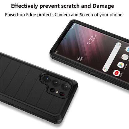 Protective Case for Samsung Galaxy S23 Series with Carbon Fiber Bumper - carolay.co