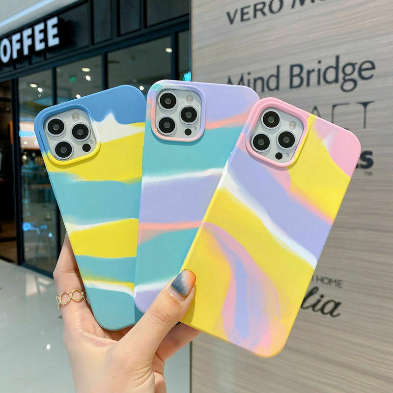 Rainbow Soft Liquid Silicone Case for iPhone - carolay.co