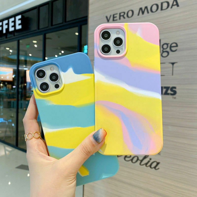 Rainbow Soft Liquid Silicone Case for iPhone - carolay.co