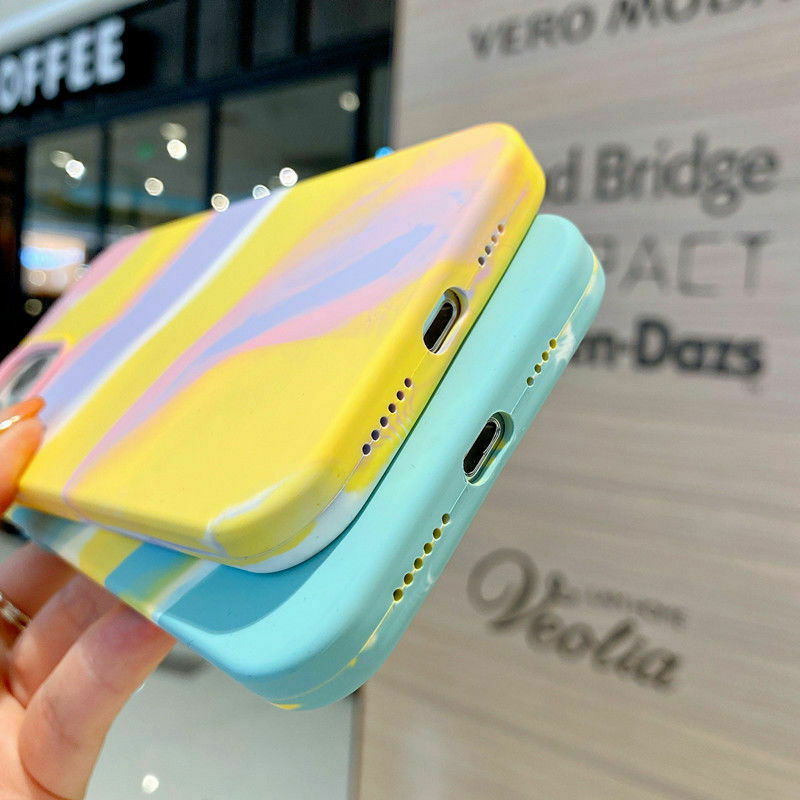 Rainbow Soft Liquid Silicone Case for iPhone - carolay.co
