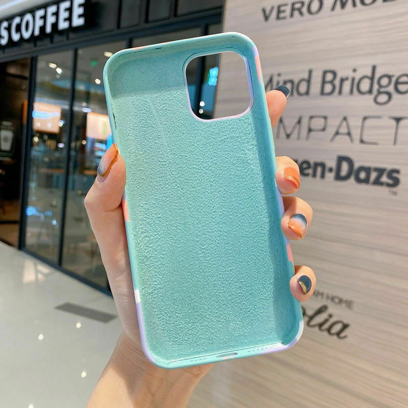Rainbow Soft Liquid Silicone Case for iPhone - carolay.co