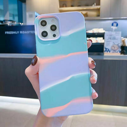 Rainbow Soft Liquid Silicone Case for iPhone - carolay.co