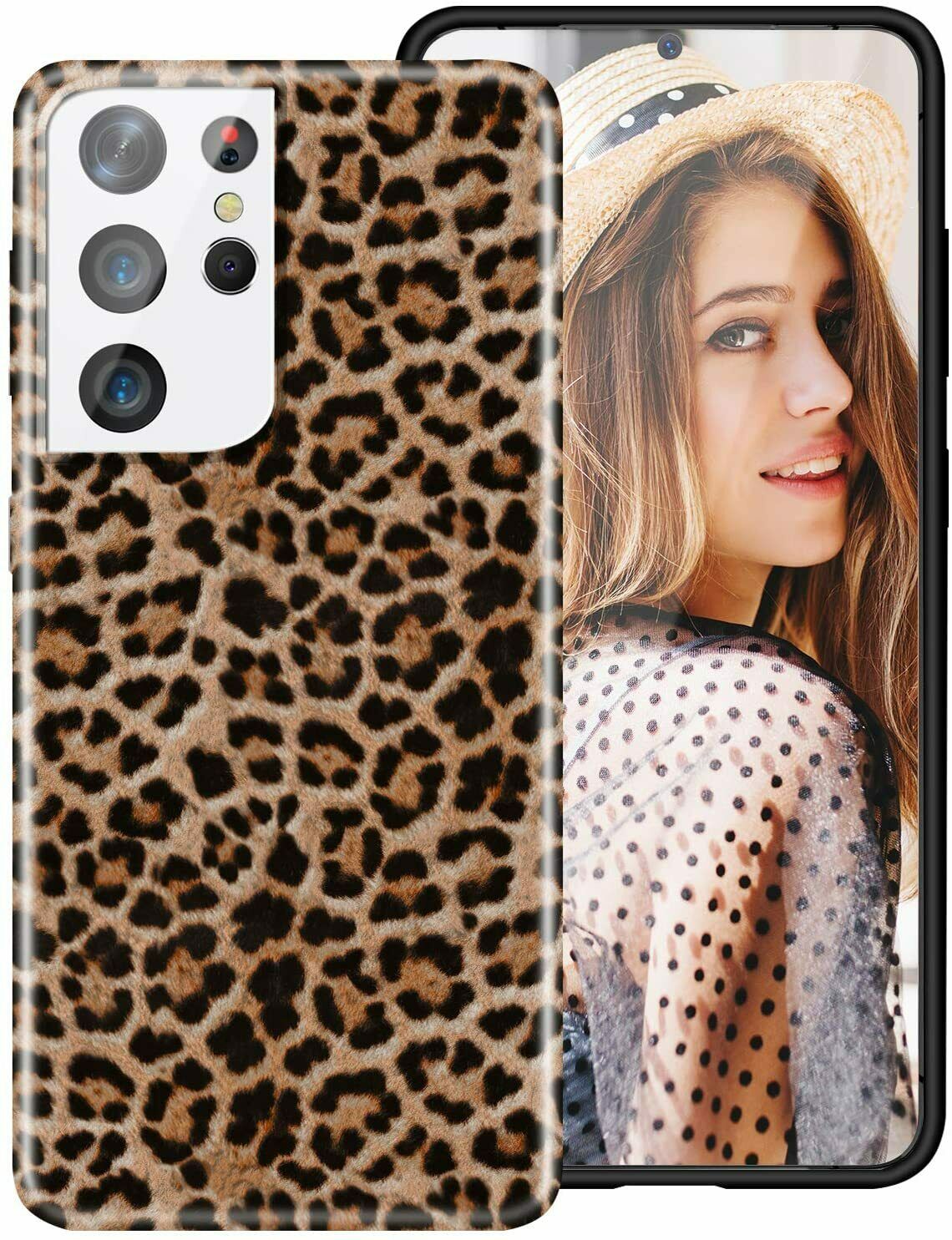 Rubber Case Brown Leopard for Samsung Galaxy S21 + Ultra 5G - carolay.co