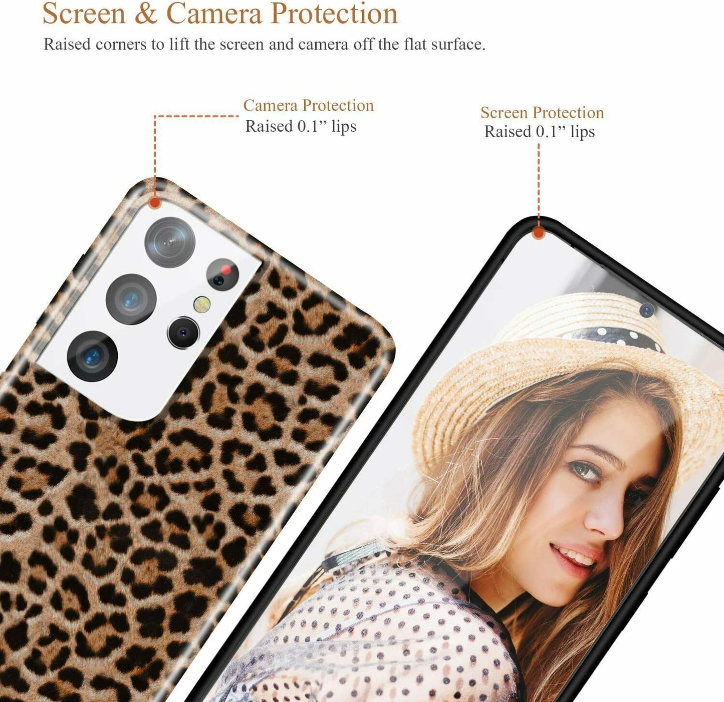 Rubber Case Brown Leopard for Samsung Galaxy S21 + Ultra 5G - carolay.co