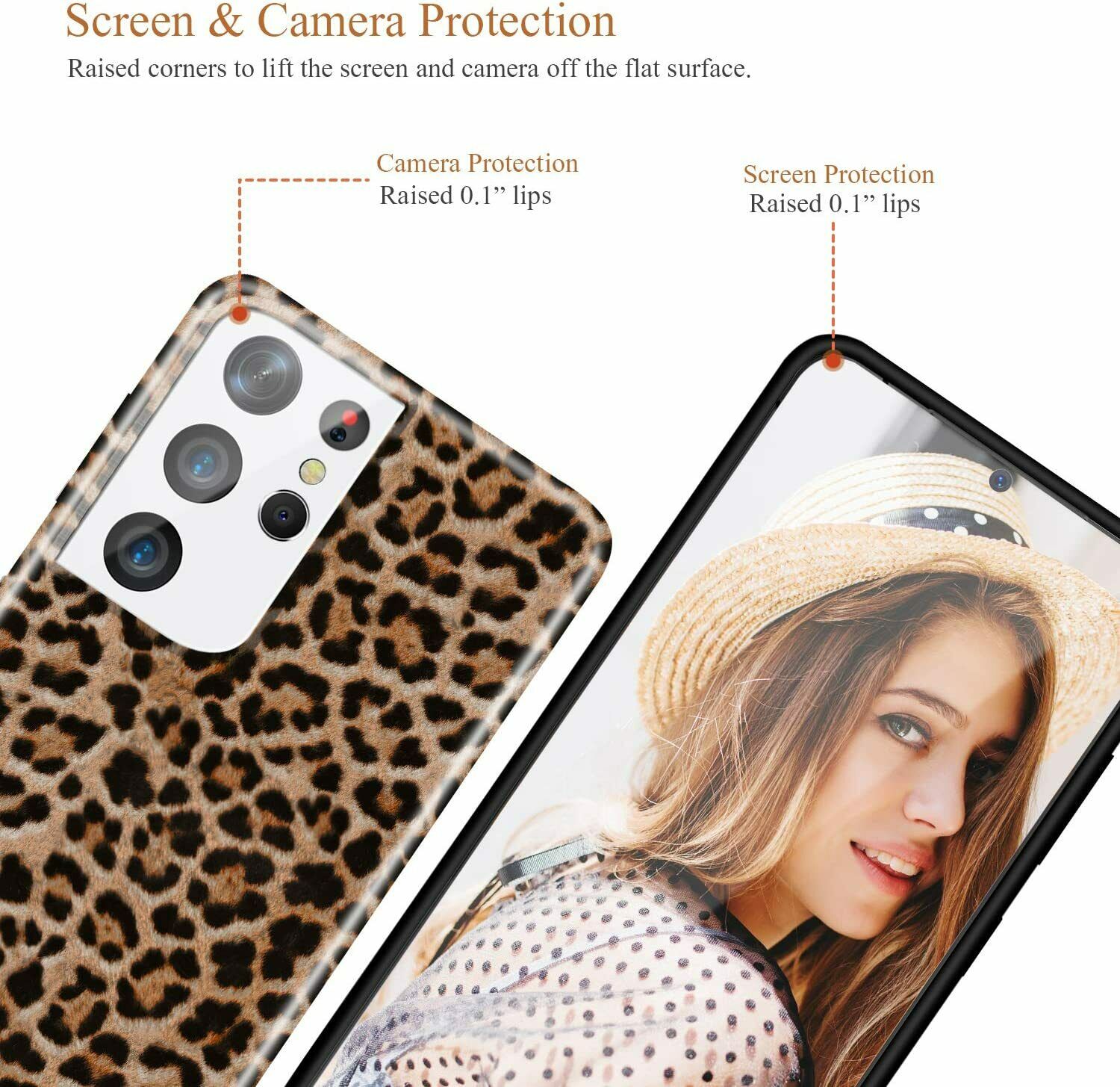 Rubber Case Brown Leopard for Samsung Galaxy S21 + Ultra 5G - carolay.co