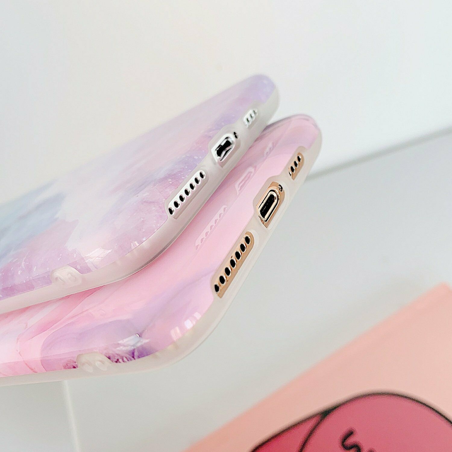 Rubber Marble Slim Soft Case For iPhone - carolay.co