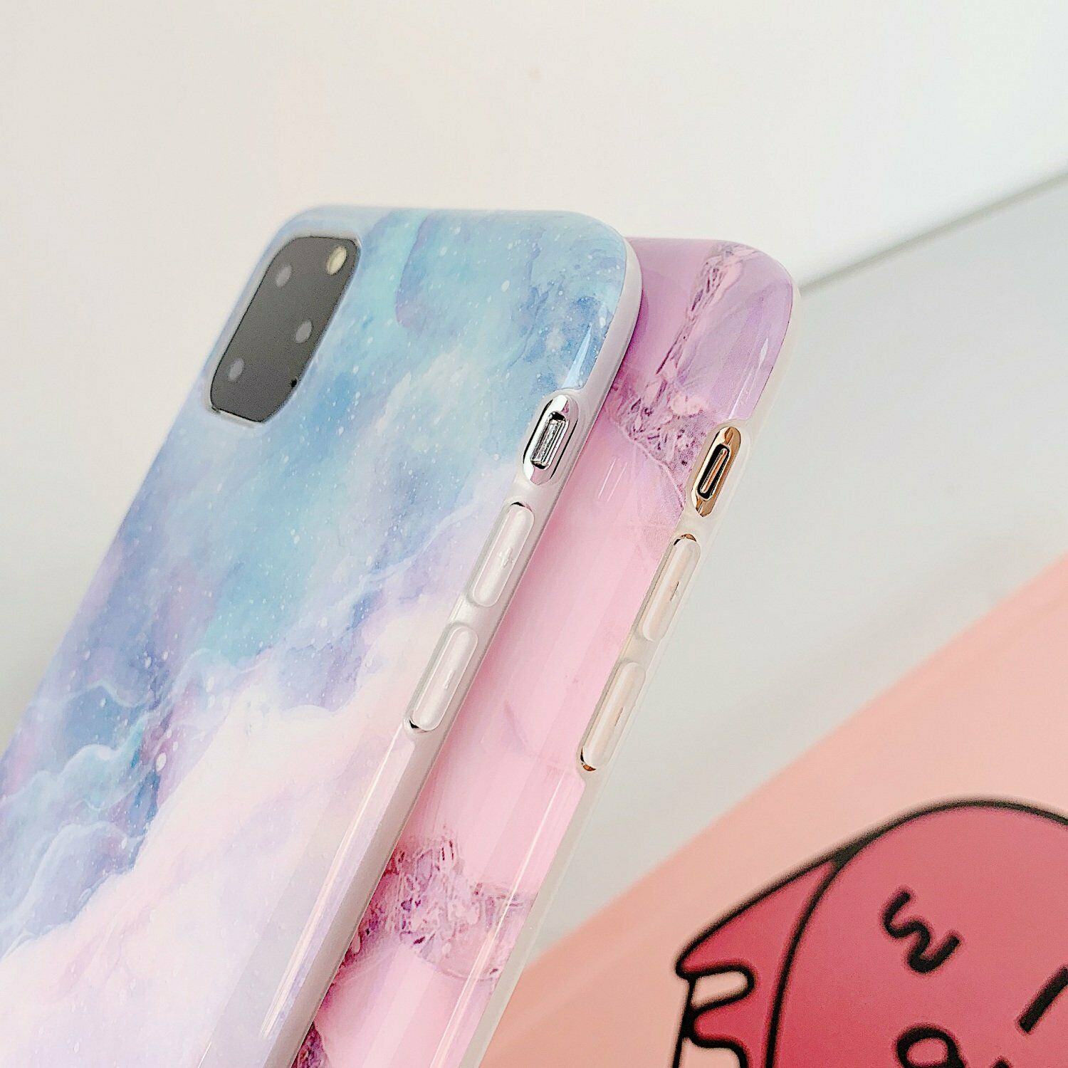 Rubber Marble Slim Soft Case For iPhone - carolay.co