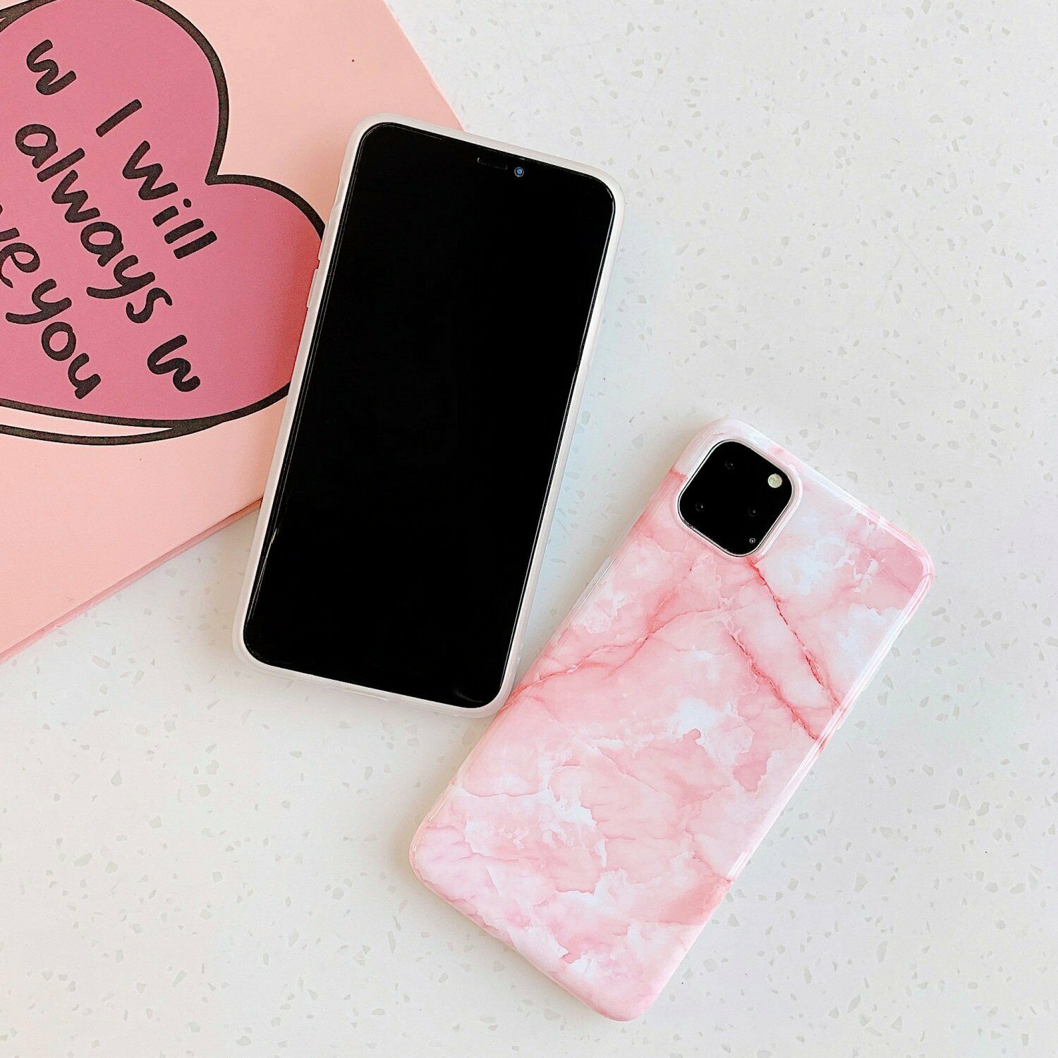 Rubber Marble Slim Soft Case For iPhone - carolay.co