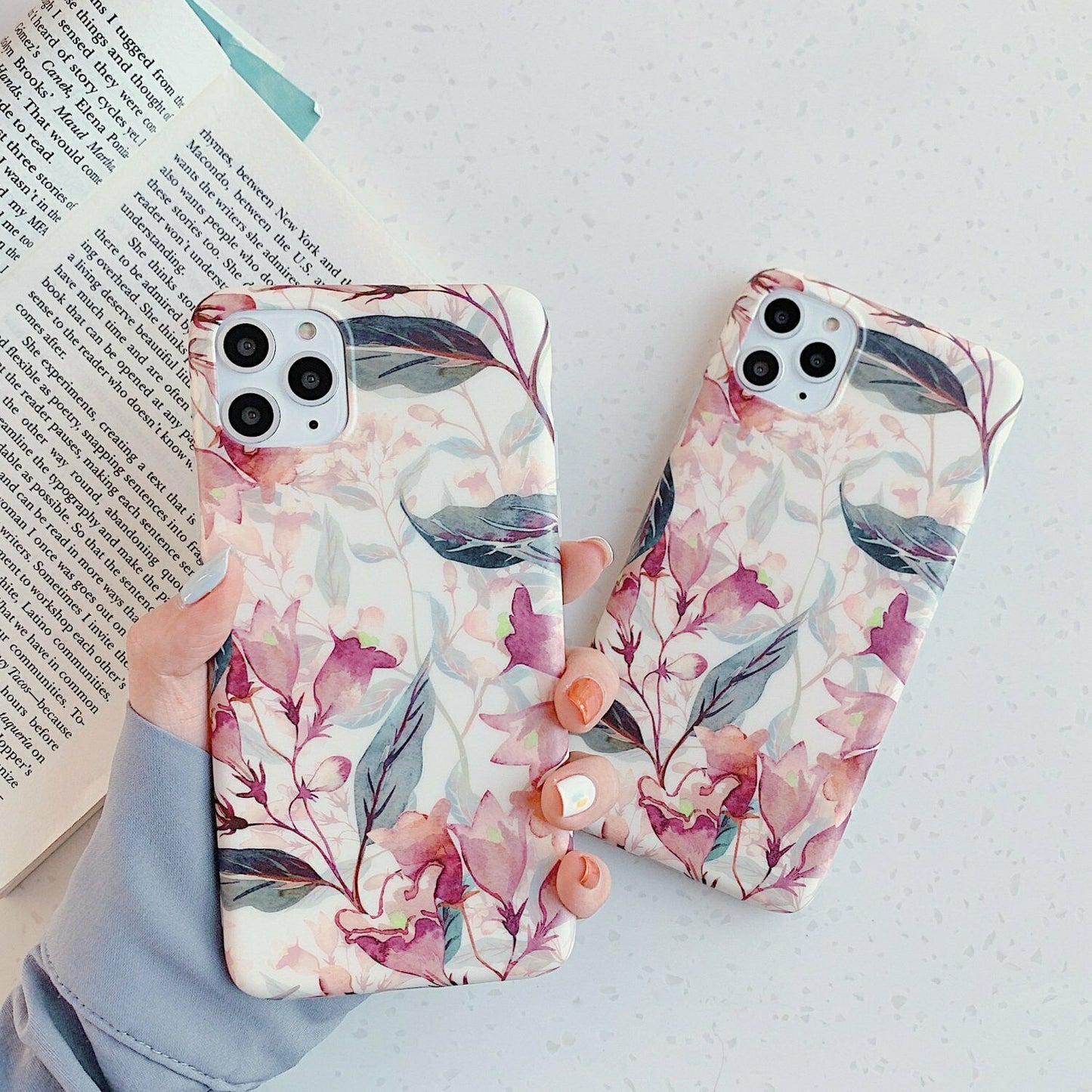 Rubber Marble Slim Soft Case For iPhone - carolay.co